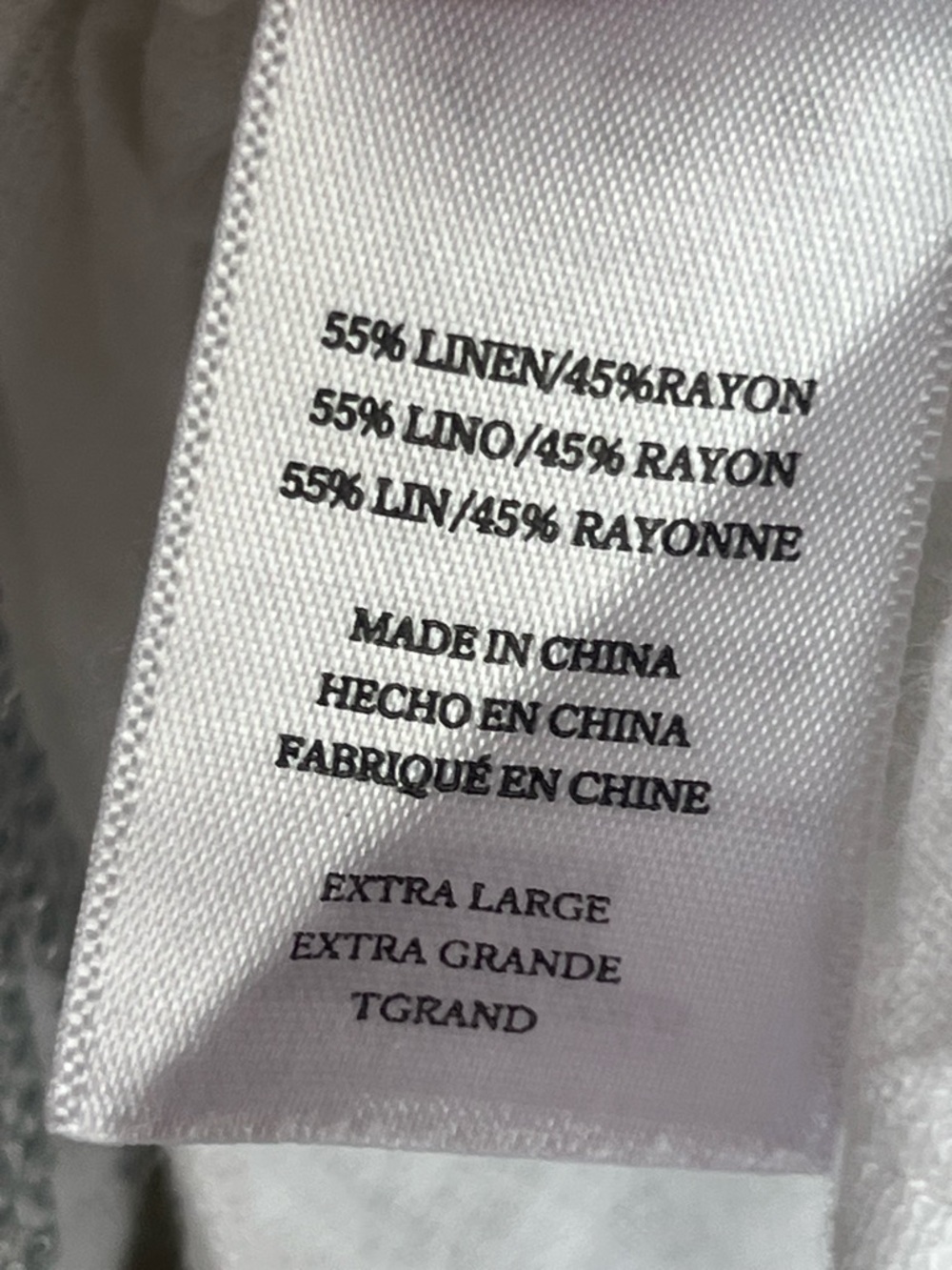 Rails Charlie Linen Blend White Gold Star-Print Button-Up Shirt XL - Picture 14 of 16